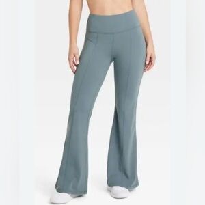 JoyLab Boot-Cut Flare Active Pants in Slate Blue